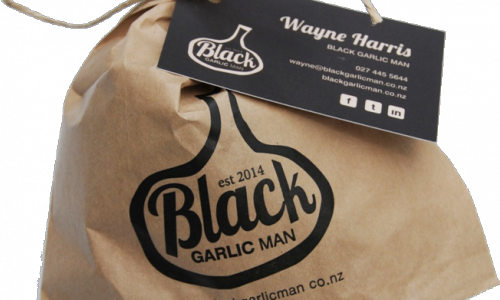 Bags of Black Garlic